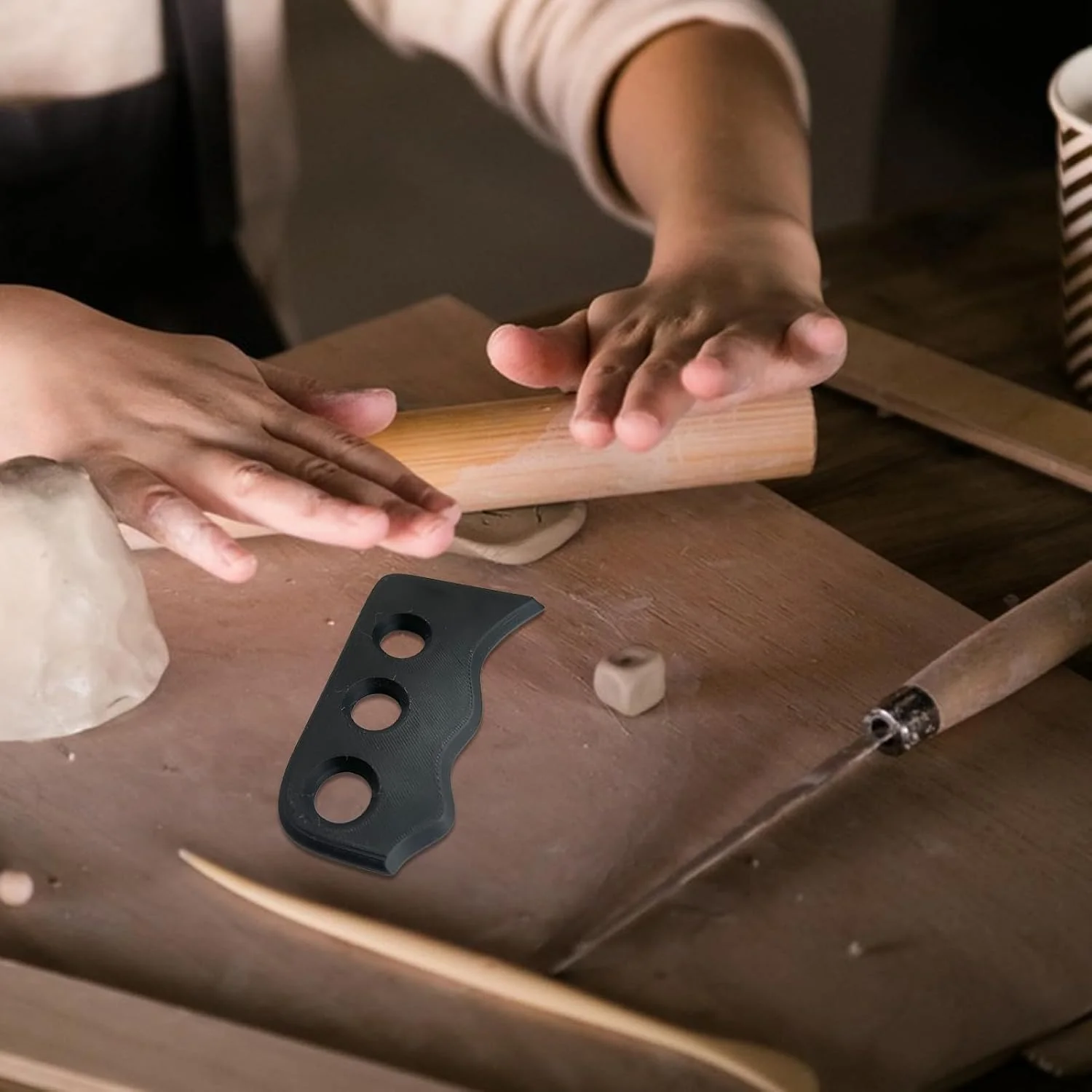 ابزار سرامیکی | ابزار خراش دهنده صنایع دستی، کاتر دسته دار برای حکاکی، مدل سازی، بافت دهی، خراش دادن هنرهای سرامیکی، صنایع دستی، مجسمه سازی، پروژه های خلاقانه