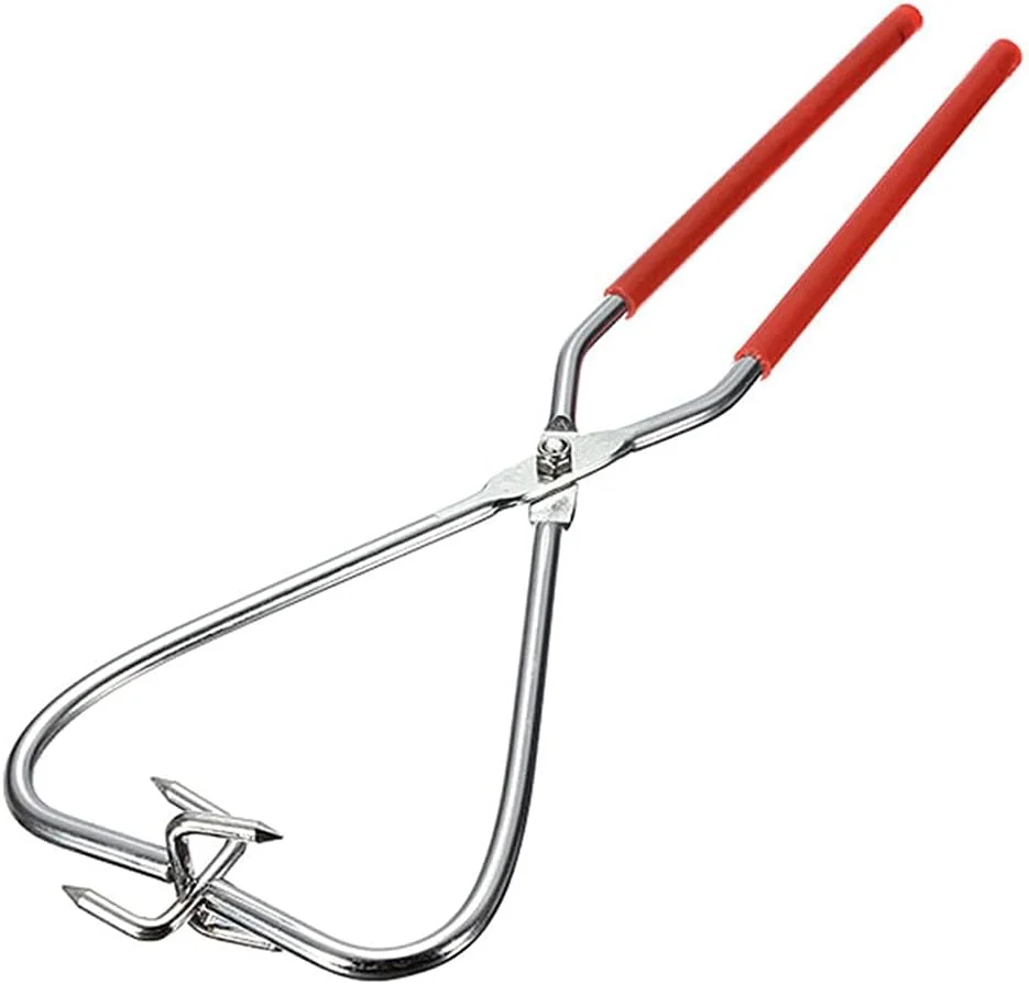 انبر سفالی ZJCQAClay Sculpture Dipping Tong، ابزار سفالی انبر رسی، ابزار مجسمه سازی دستی DIY، ابزار سفالی فلزی، برای لعاب سفال سرامیکی پلیمری