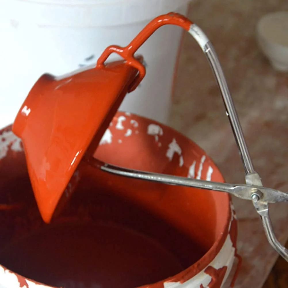 انبر سفالی ZJCQAClay Sculpture Dipping Tong، ابزار سفالی انبر رسی، ابزار مجسمه سازی دستی DIY، ابزار سفالی فلزی، برای لعاب سفال سرامیکی پلیمری