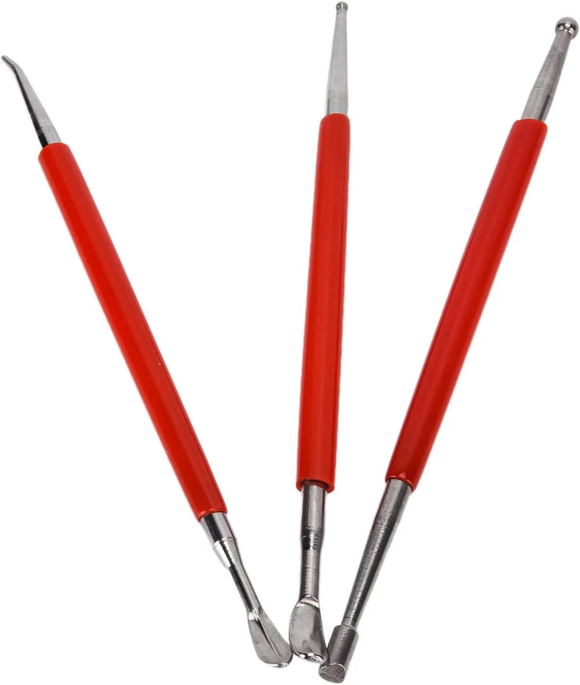 ابزار مجسمه سازی HOKVJ، ابزارهای سفالگری با کاربرد گسترده و بادوام، استفاده آسان برای صاف کردن رس، مدل سازی و حکاکی