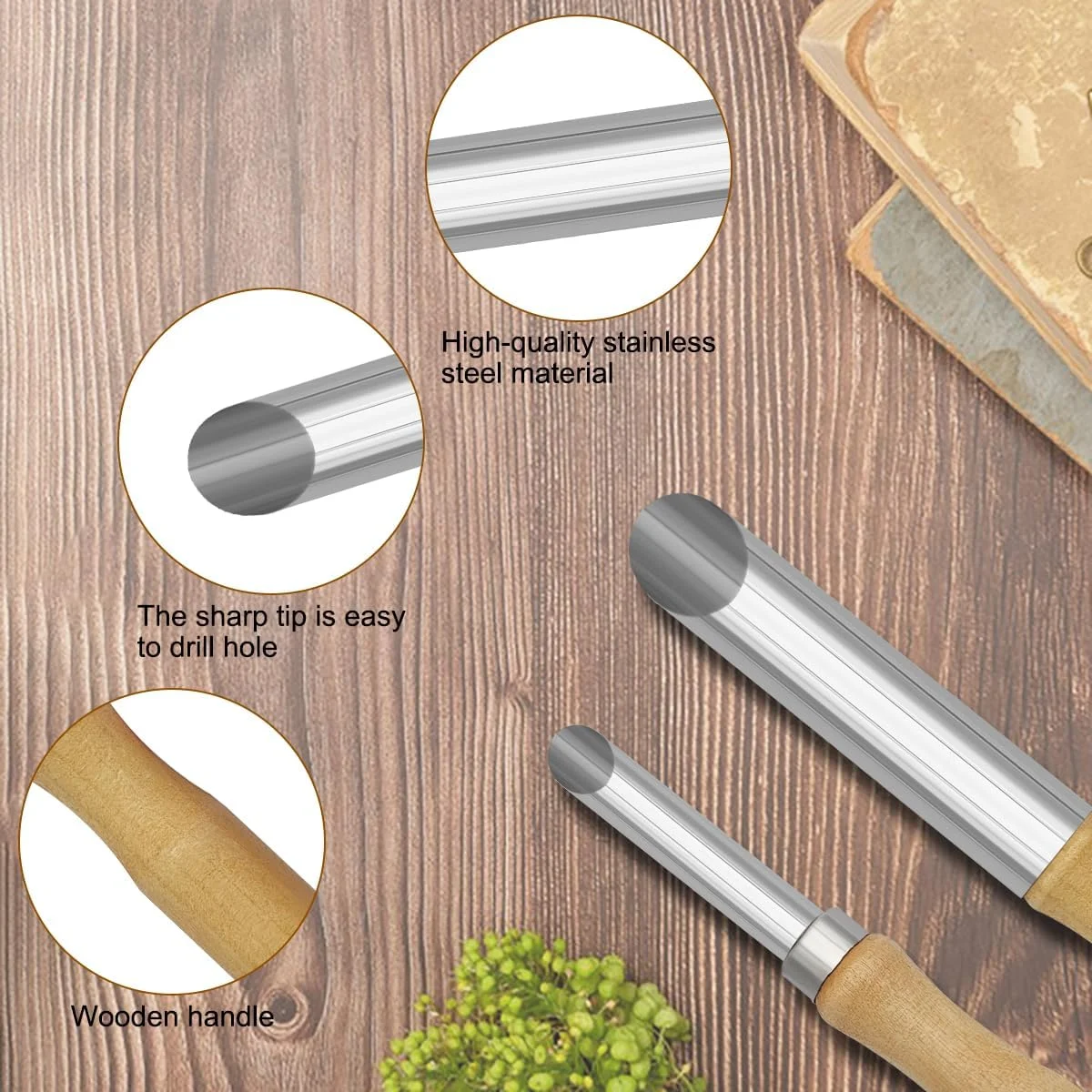 مجموعه 8 عددی ابزار سفالگری lyfLux، ابزار مجسمه سازی، سوزن جزئیات، سوزن کیبن، کاردک مجسمه سازی، ابزار سفالگری، برای تولید سرامیک رسی، مدل سازی حکاکی و تولید DIY