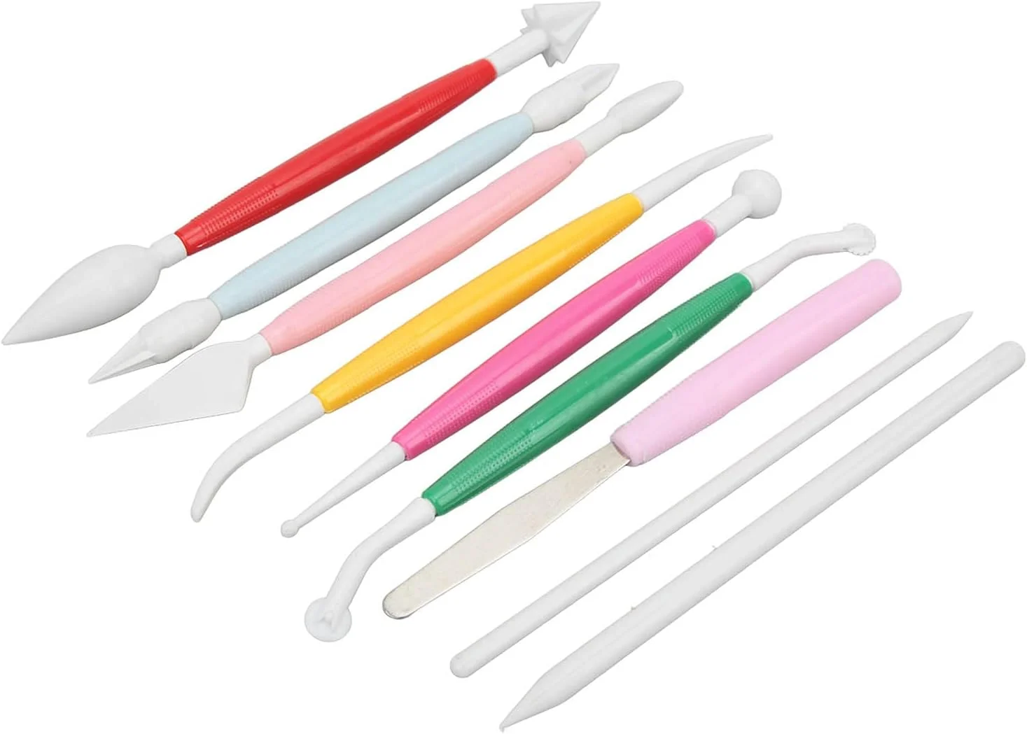 ابزار مجسمه سازی سفالی، ابزار مجسمه سازی سفالی دسته ضد لغزش مناسب برای استفاده خانگی و مدرسه