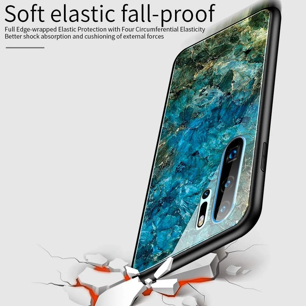 قاب محافظ شیشه ای حرارت دیده ضد ضربه + TPU برای گوشی هواوی P30 Pro (طرح سحابی رنگارنگ) Yyq (رنگ: سحابی رنگارنگ)