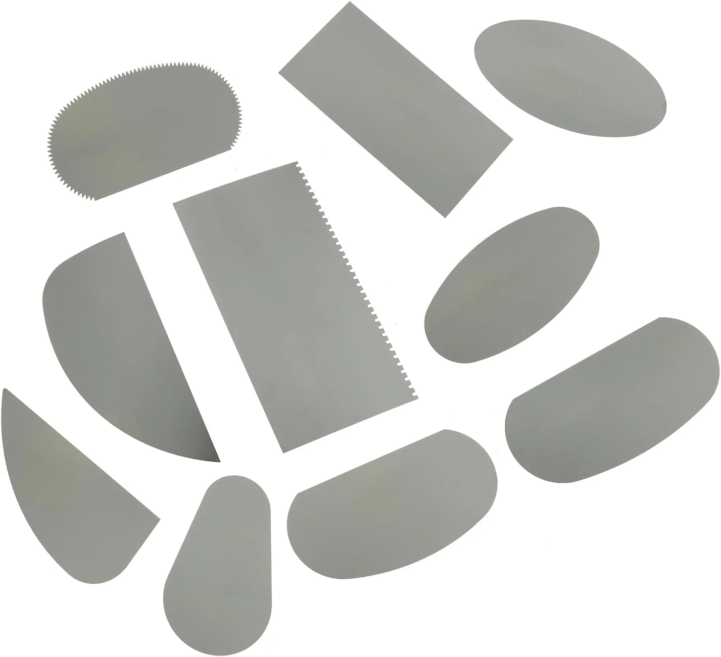 مجموعه ابزار سفالگری استیل ZZHXSM شامل 10 قطعه، ابزار مجسمه سازی سفال از جنس استیل ضد زنگ، لوازم هنری دست ساز، کاردک مناسب برای حکاکی سرامیک، ساخت کیک و حکاکی هنری