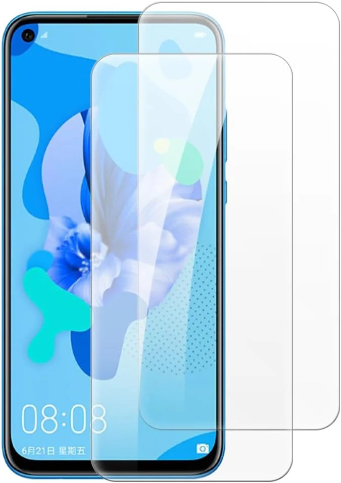 محافظ صفحه نمایش شیشه ای حرارت دیده شانتایم [2 عددی] سازگار با هوآوی P20 لایت 2019 (6.4 اینچ)، HD شفاف ضد خش بدون حباب، سازگار با قاب