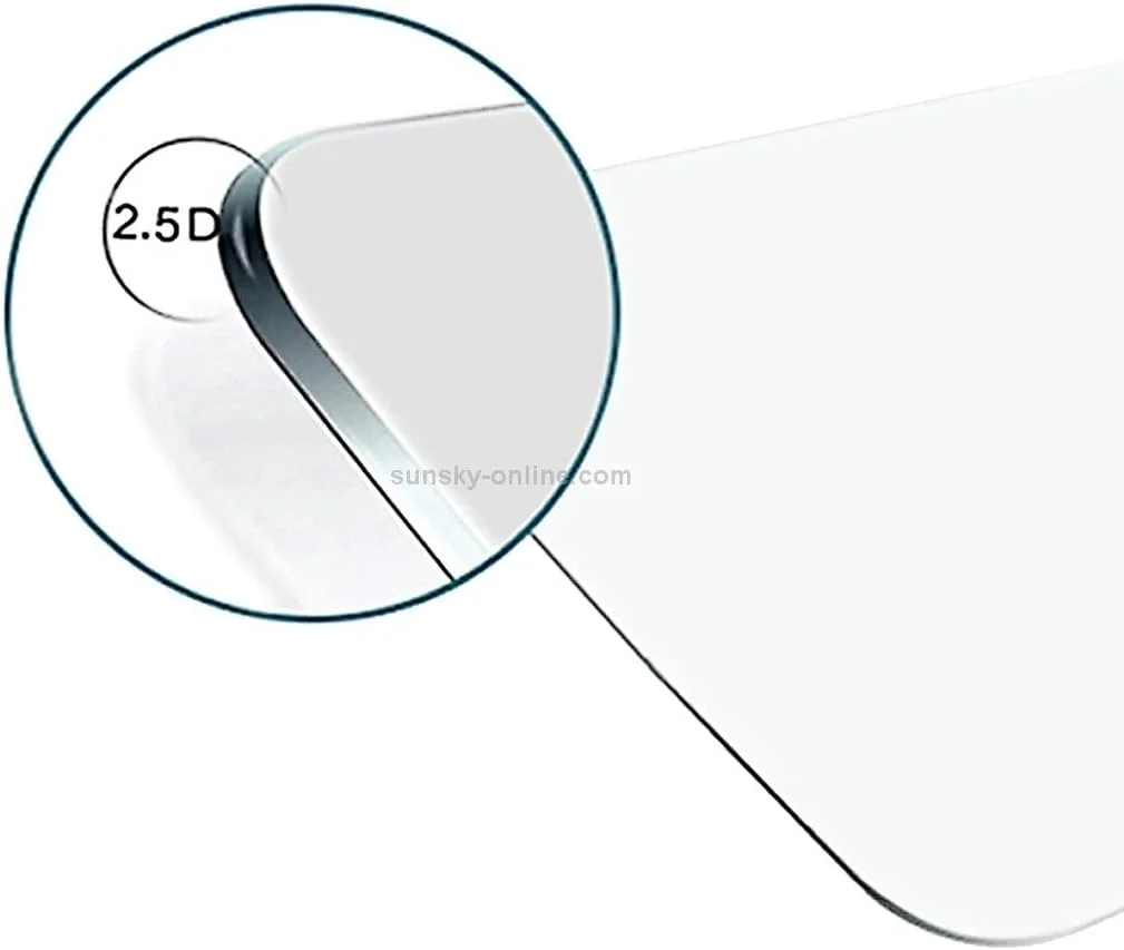 محافظ صفحه نمایش شیشه ای 2 عددی برای گوشی هواوی آنر 5c، ضخامت 0.26 میلی متر، سختی سطح 9H، ضد انفجار، محافظ صفحه نمایش شیشه ای حرارت دیده غیر تمام صفحه