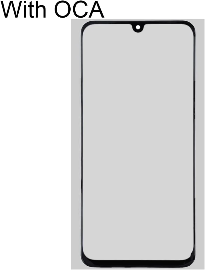 شیشه لنز بیرونی صفحه نمایش جلو به همراه چسب OCA برای گوشی هوآوی Enjoy 10s