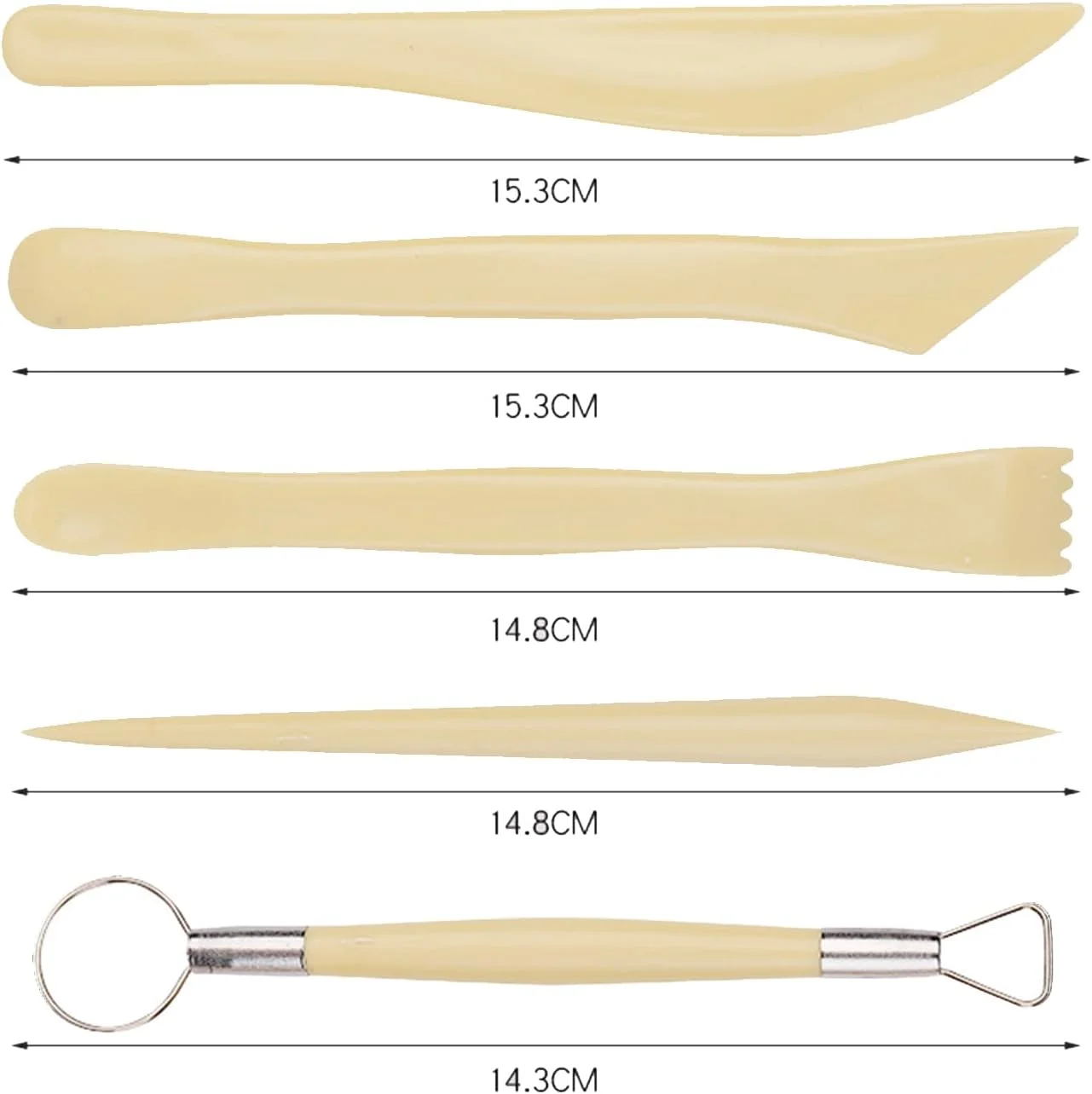 ست ابزار مدل سازی سفال HSYTEK با کیف نگهداری، ست ابزار خشک کننده خاک رس مدل سازی، ابزار خاک رس سرامیکی برای مدل سازی، حکاکی، صنایع دستی DIY، حکاکی برای مبتدیان