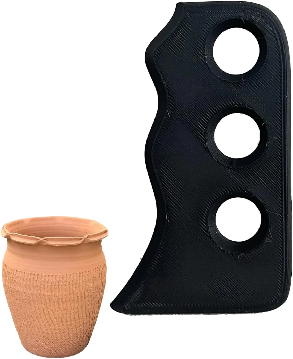 ابزار سرامیکی | ابزار خراشنده صنایع دستی - دسته حکاکی شده برای مجسمه سازی، خراش دادن هنرهای سرامیکی، مدل سازی، بافت دهی، مناسب برای علاقه مندان به صنایع دستی، مبتدیان و پروژه های خلاقانه