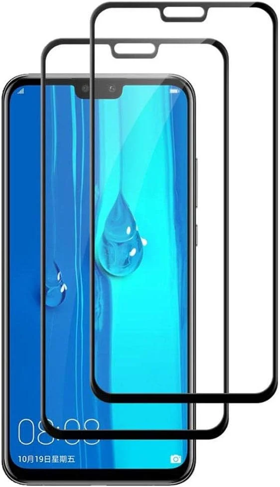 بسته 3 عددی محافظ صفحه نمایش شیشه ای 9D، مناسب برای محافظ صفحه نمایش Huawei Nova 4 4E، فیلم شیشه ای حرارت دیده با پوشش کامل برای Huawei nova 6 7 8 SE 5 5i 5T برای Huawei Nova 5T