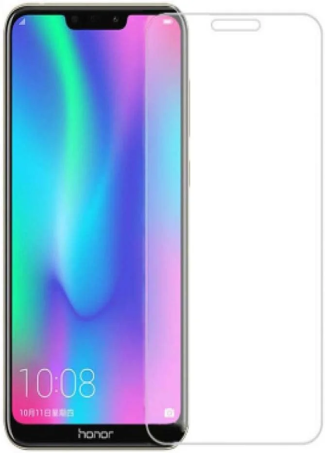 FHNLKFS 2 عدد شیشه محافظ صفحه نمایش برای گوشی Huawei Honor 8C، شیشه حرارت دیده برای Huawei Honor 8C، شیشه Honor 8C فیلم ضد خش 2.5D