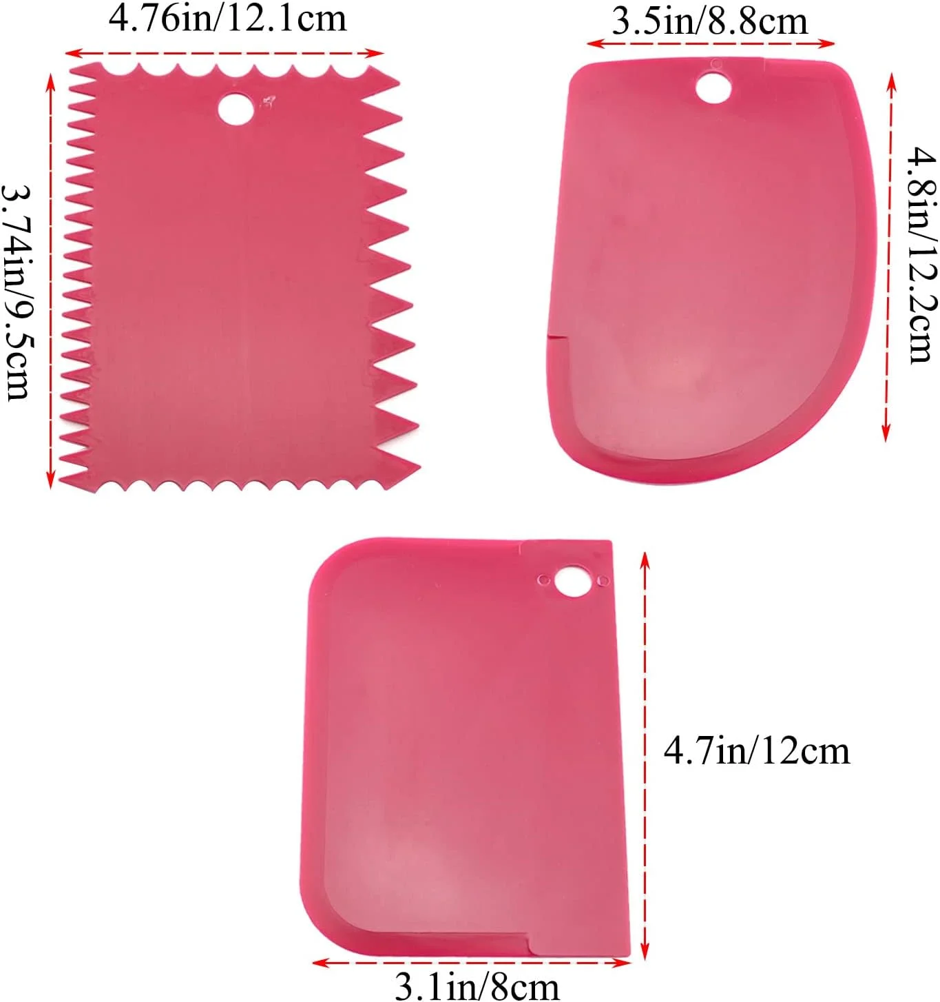مجموعه 6 عددی کاردک پلاستیکی خاک رس PZRT، دسته خراش دهنده، چاقوی مجسمه سازی خاک رس نرم حکاکی شده، ابزار مجسمه سازی کاردک خاک رس صنعتی، ابزار سفالگری، رز قرمز