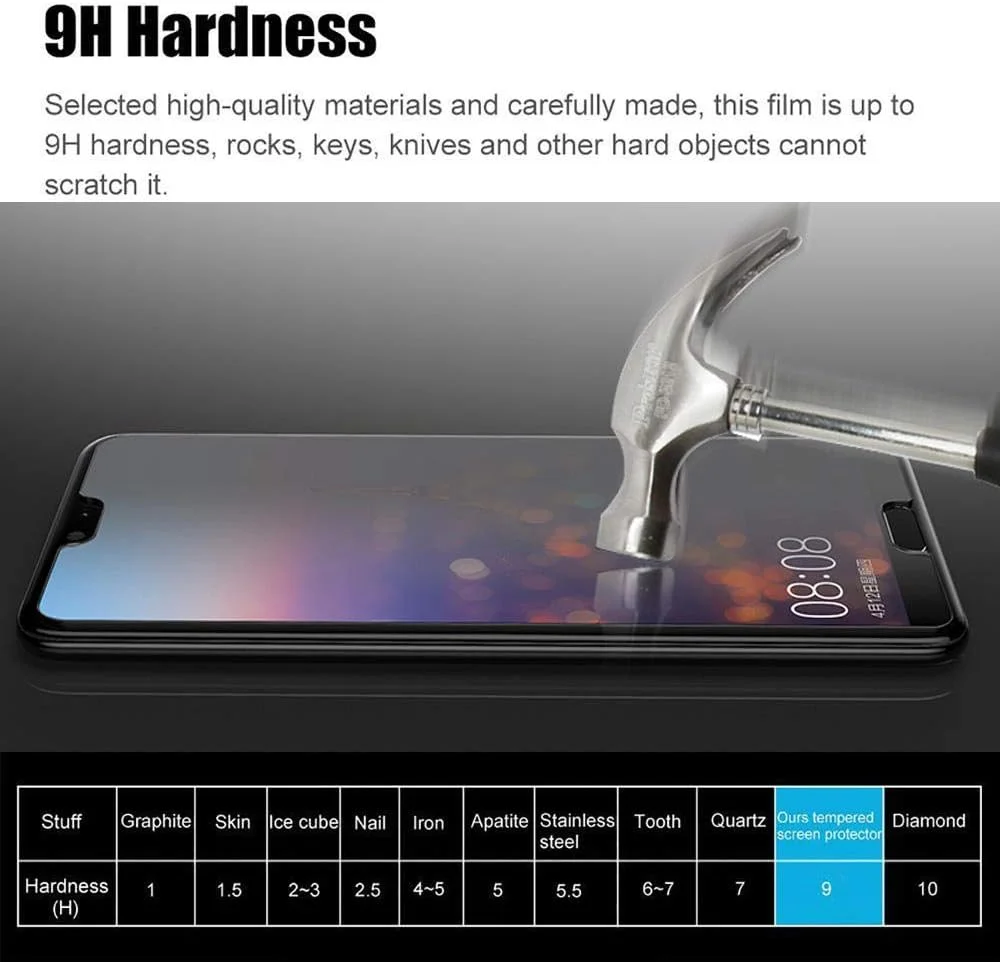 محافظ صفحه نمایش حریم خصوصی MIBQM 9H 2.5D، مناسب برای Huawei Nova 2 2s 2i 3 3i 3e 4 Nova 2 plus Nova 2i lite، شیشه حرارت دیده ضد دید زدن برای Huawei Nova Lite