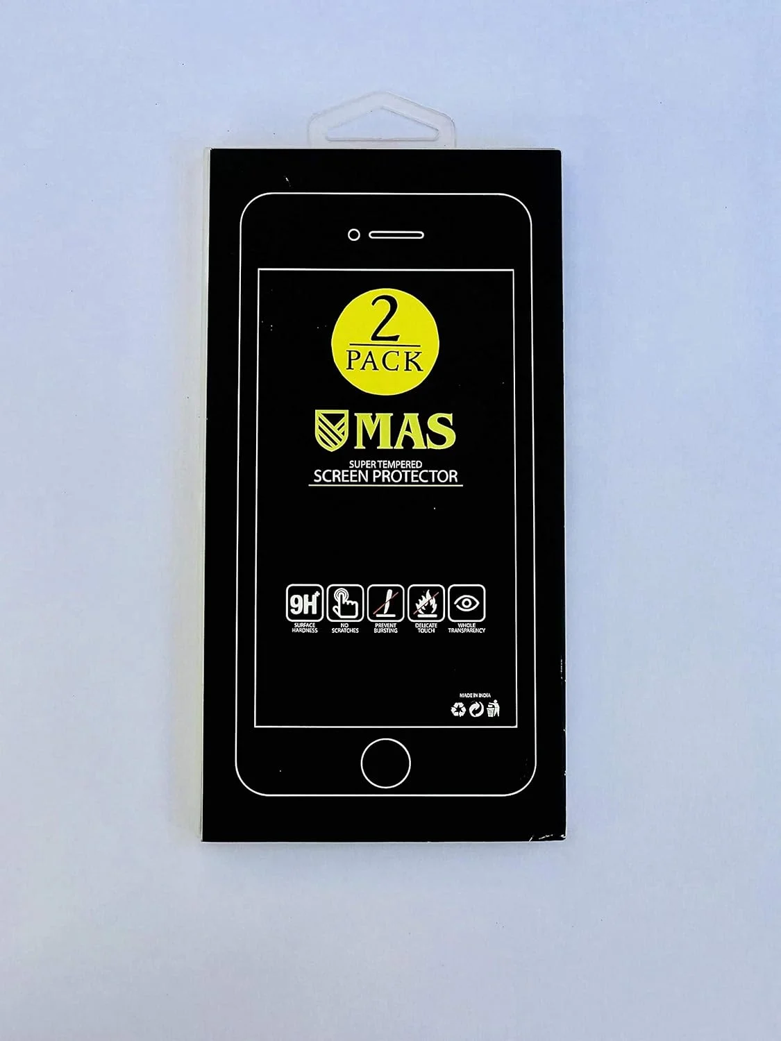 محافظ صفحه نمایش شیشه ای حرارت دیده فوق العاده شفاف MAS HUAWEI MATE 20 LITE بسته 2 عددی