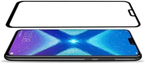 محافظ صفحه نمایش شیشه ای حرارت دیده 5D برای گوشی هواوی Honor 8X - مشکی