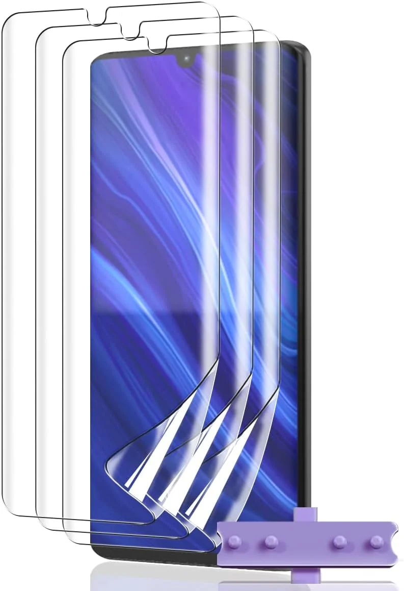 محافظ صفحه نمایش Teenrpov Huawei P30 Pro [غیر شیشه حرارت دیده]، HD/ضد خش، ضد روغن، ضد گرد و غبار، مقاوم در برابر آب، فیلم TPU محافظ صفحه نمایش برای Huawei P30 Pro