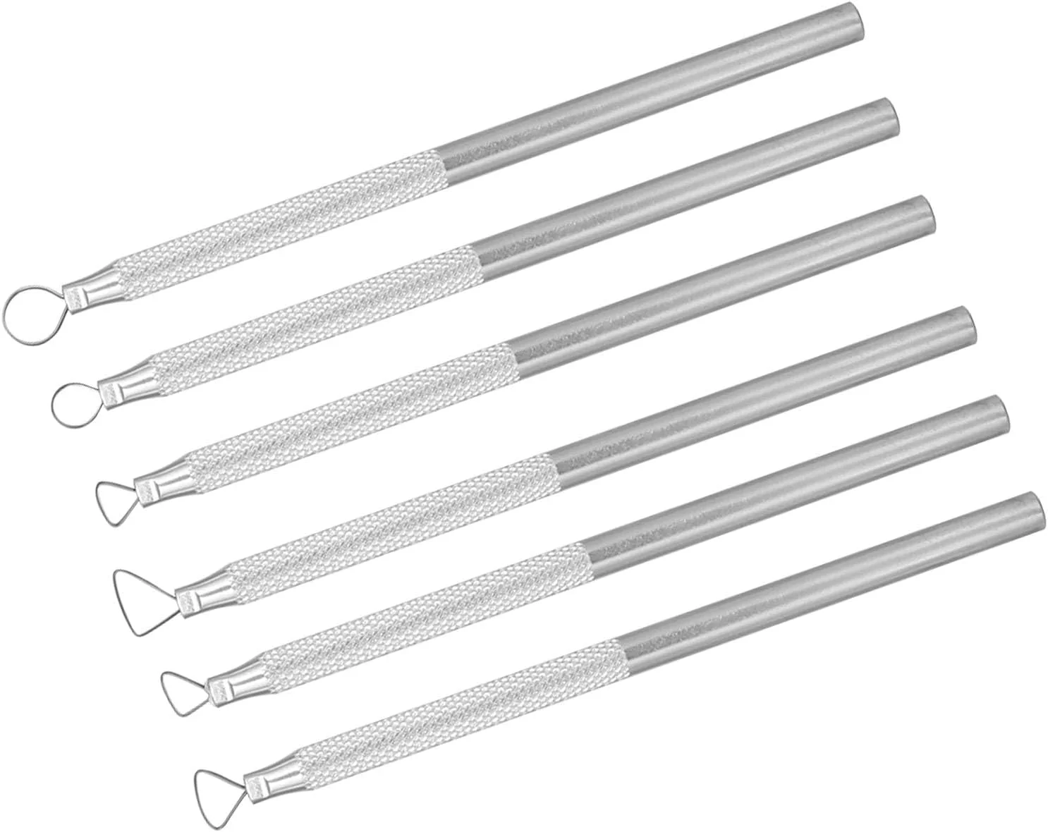 ابزار مجسمه‌سازی خاک رس، ابزار مجسمه‌سازی، مجموعه 6 عددی ابزار مجسمه‌سازی سفالی حکاکی خراشنده آلیاژ آلومینیوم