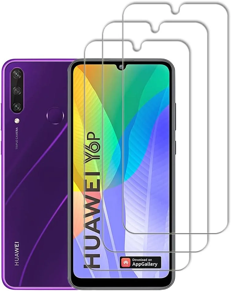 محافظ صفحه نمایش شیشه ای حرارت دیده Tzstz 3 عددی، برای هوآوی Y6P، سختی 9H، ضد خش، ضد آب، سازگار با اثر انگشت، محافظ صفحه نمایش شفاف HD محافظ صفحه نمایش شیشه ای حرارت دیده Tzstz 3 عددی، برای هوآوی Y6P، سختی 9H، ضد خش، ضد آب، سازگار با اثر انگشت، محافظ صفحه نمایش شفاف HD