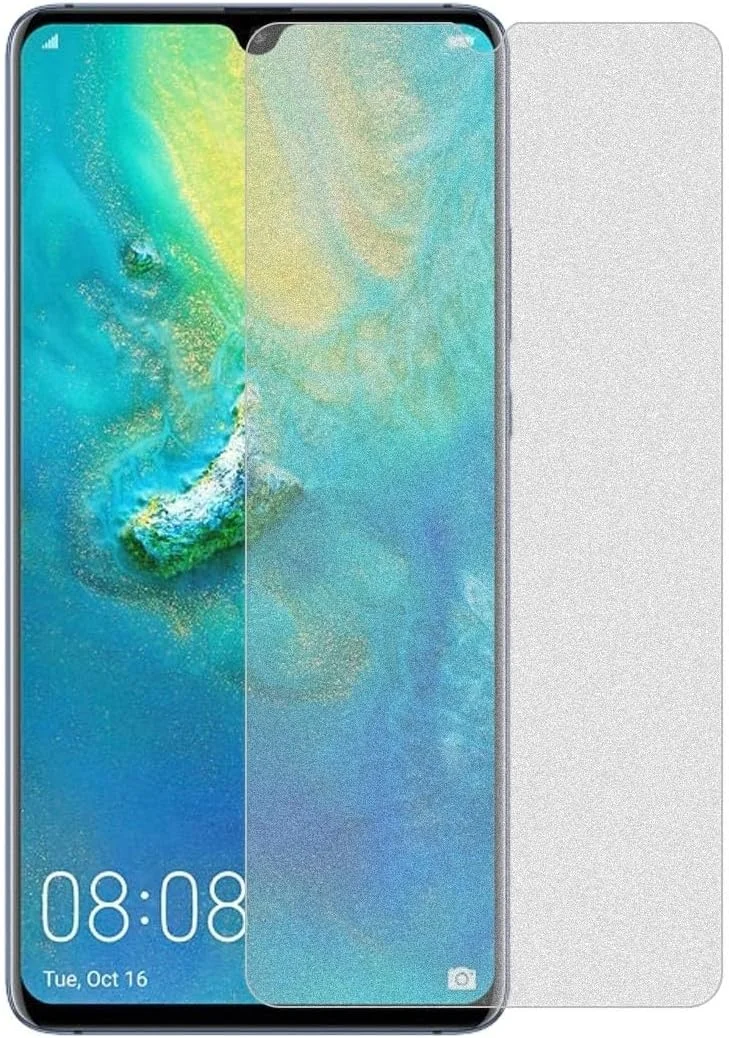 محافظ صفحه نمایش 50 عددی مات شیشه ای حرارت دیده غیر کامل برای هوآوی میت 20X، لوازم جانبی تلفن همراه بدون بسته بندی خرده فروشی