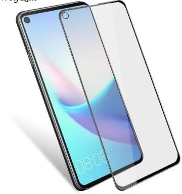 محافظ صفحه نمایش FHNLKFS، 3 عدد شیشه محافظ صفحه نمایش برای Huawei Nova 4، شیشه حرارت دیده 9H با لبه های 2.5D، محافظ تمام صفحه برای Huawei Nova 4، فیلم محافظ گوشی Nova 4