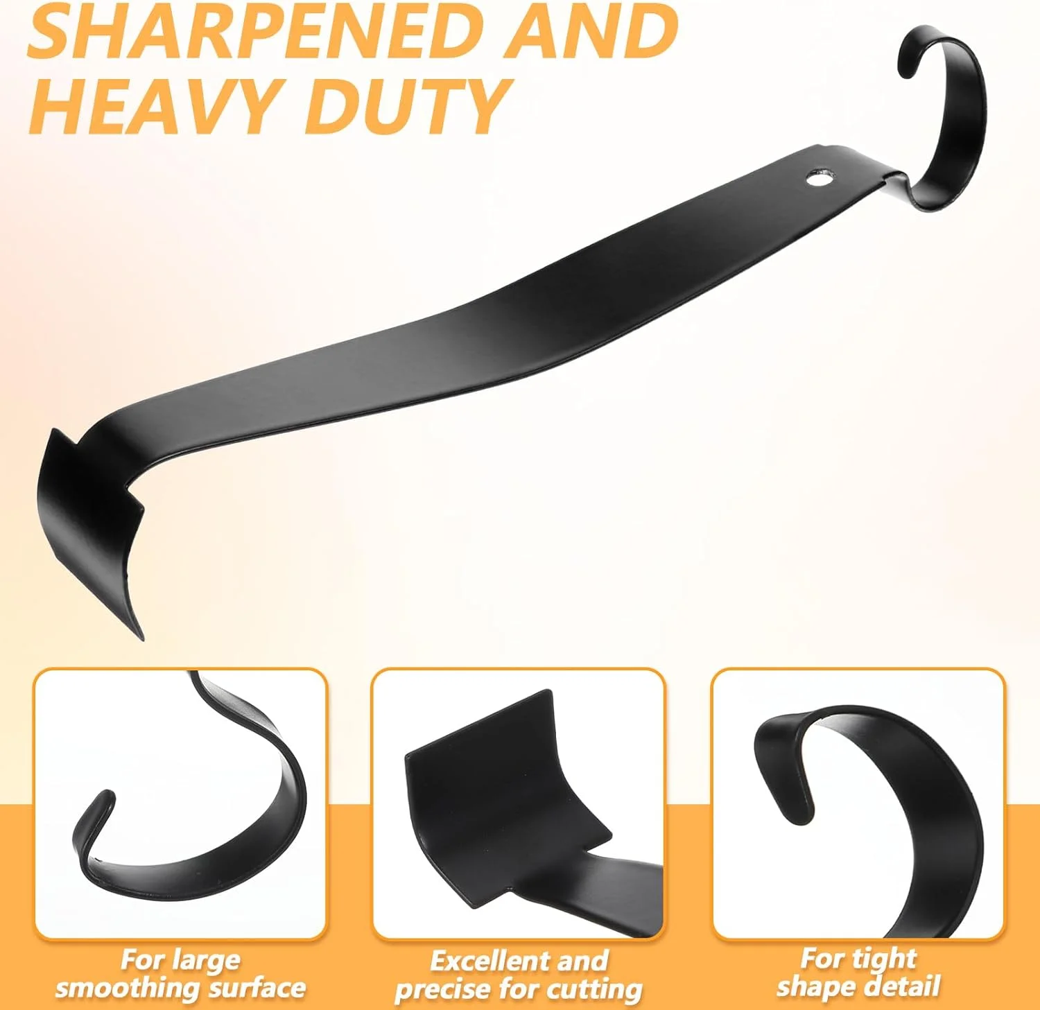 ابزار پرداخت کاری سفال استیل ضد زنگ، ابزار گِل دو طرفه برای خاک رس و سرامیک، ابزار سفال تیز و همه کاره برای هنرمندان سفال