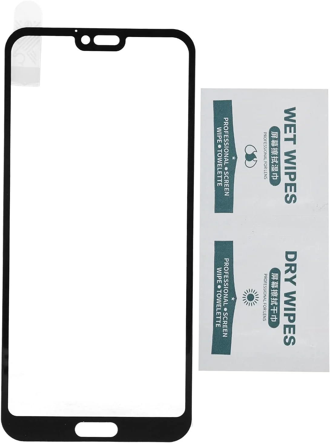 محافظ صفحه نمایش شیشه ای حرارت دیده با پوشش کامل، ضد اثر انگشت و وضوح بالا برای گوشی موبایل هواوی Honor 10