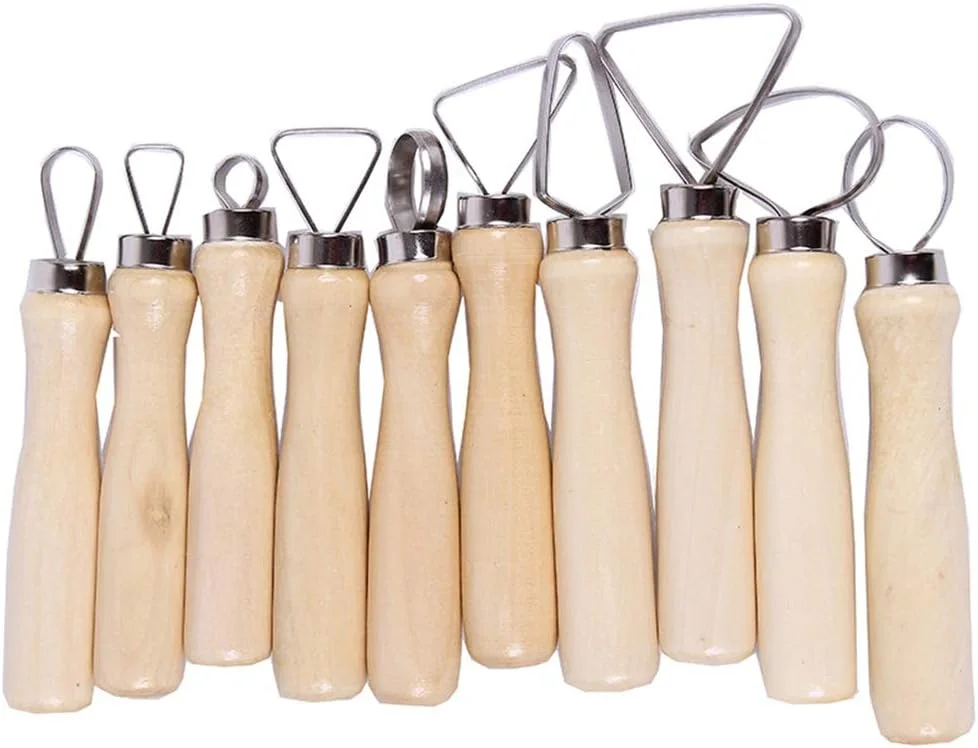 مجموعه ابزار سفالگری DHXYZM، 10 عدد ابزار حکاکی و مدل سازی سرامیک