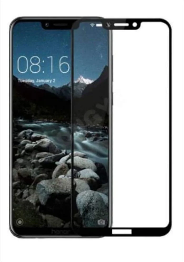 محافظ صفحه نمایش شیشه ای تمپرد برای گوشی هواوی Honor Play - مشکی