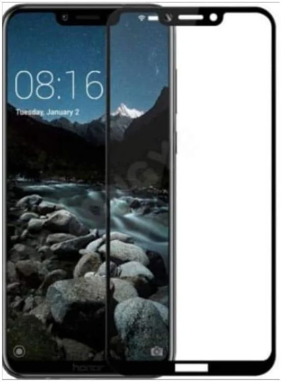 محافظ صفحه نمایش شیشه ای تمپرد برای گوشی هواوی Honor Play - مشکی
