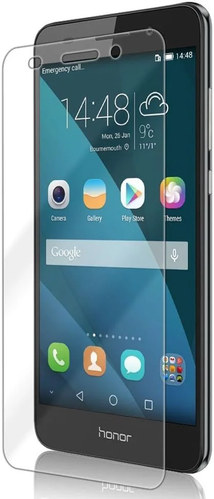 [2 عدد] محافظ صفحه نمایش Huawei Y6 II، محافظ صفحه نمایش شیشه ای حرارت دیده Huawei Y6 2، محافظ صفحه نمایش شفاف HD برای Huawei Y6 II (Y6 2) 5.5 اینچی