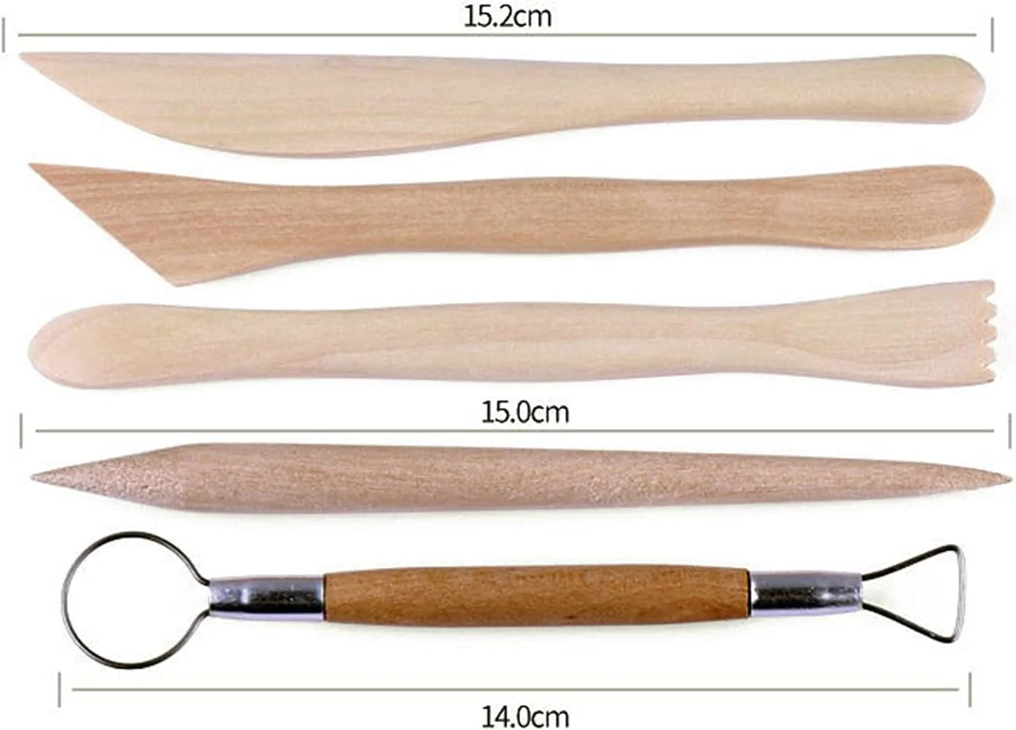 ست ابزار مجسمه سازی خاک رس، ست ابزار سفالی، ست ابزار مجسمه سازی سرامیک، ابزار حکاکی، کاردستی DIY