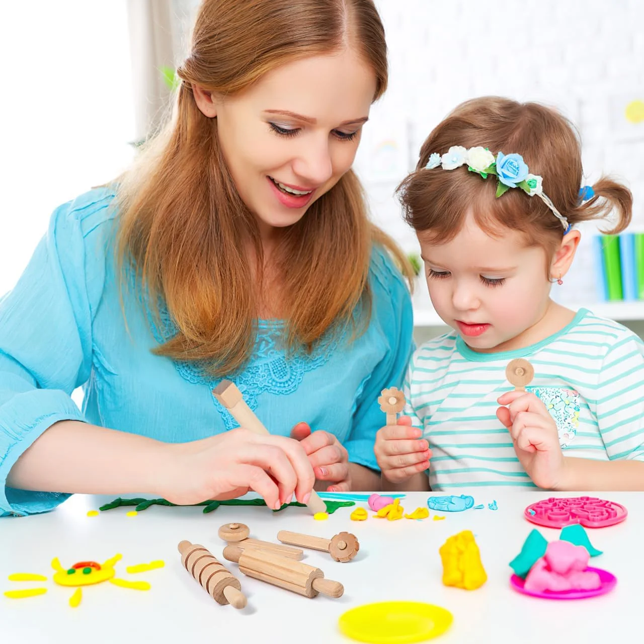 SOIMISS مجموعه 12 عددی ابزار سفالگری، ابزار چوبی سفالگری برای مدل سازی کودکان برای سرامیک، صنایع دستی هنری DIY