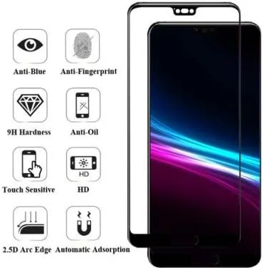 محافظ صفحه نمایش FHNLKFS، 3 عدد شیشه حرارت دیده برای Huawei Honor 10، شیشه پوشش کامل برای Huawei Honor 10، فیلم محافظ گوشی Honor 10 محافظ صفحه نمایش FHNLKFS، 3 عدد شیشه حرارت دیده برای Huawei Honor 10، شیشه پوشش کامل برای Huawei Honor 10، فیلم محافظ گوشی Honor 10