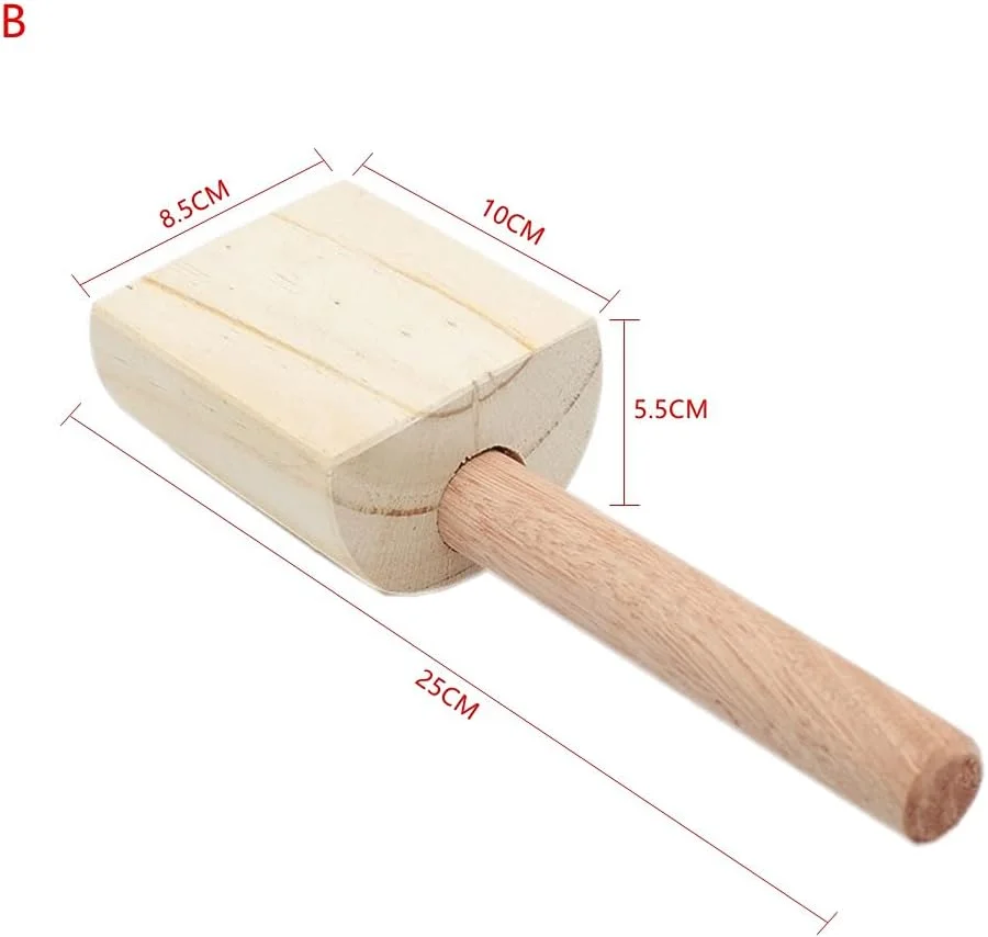 ابزار چند منظوره چوبی شیاردار کمانی MAYAGU برای مجسمه سازی، لوازم سرامیک، سفالگری، قالب گیری خاک رس (B)