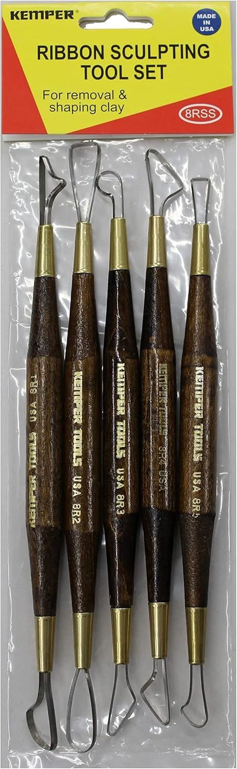 مجموعه ابزار مجسمه سازی روبانی کمپر مدل های 8R1، 8R2، 8R3، 8R4، 8R5 مجموعه 5 عددی 8 اینچی از کمپر