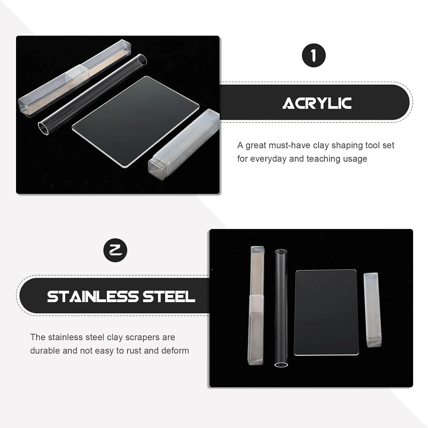 مجموعه ابزار مجسمه سازی سفالی: ابزار سفالی دست ساز DIY، تخته سفالی، وردنه سفالی، کاردک های سفالی، پالت رنگ، کاردک نقاشی سفالی برای ابزار نقاشی هنری مبتدی