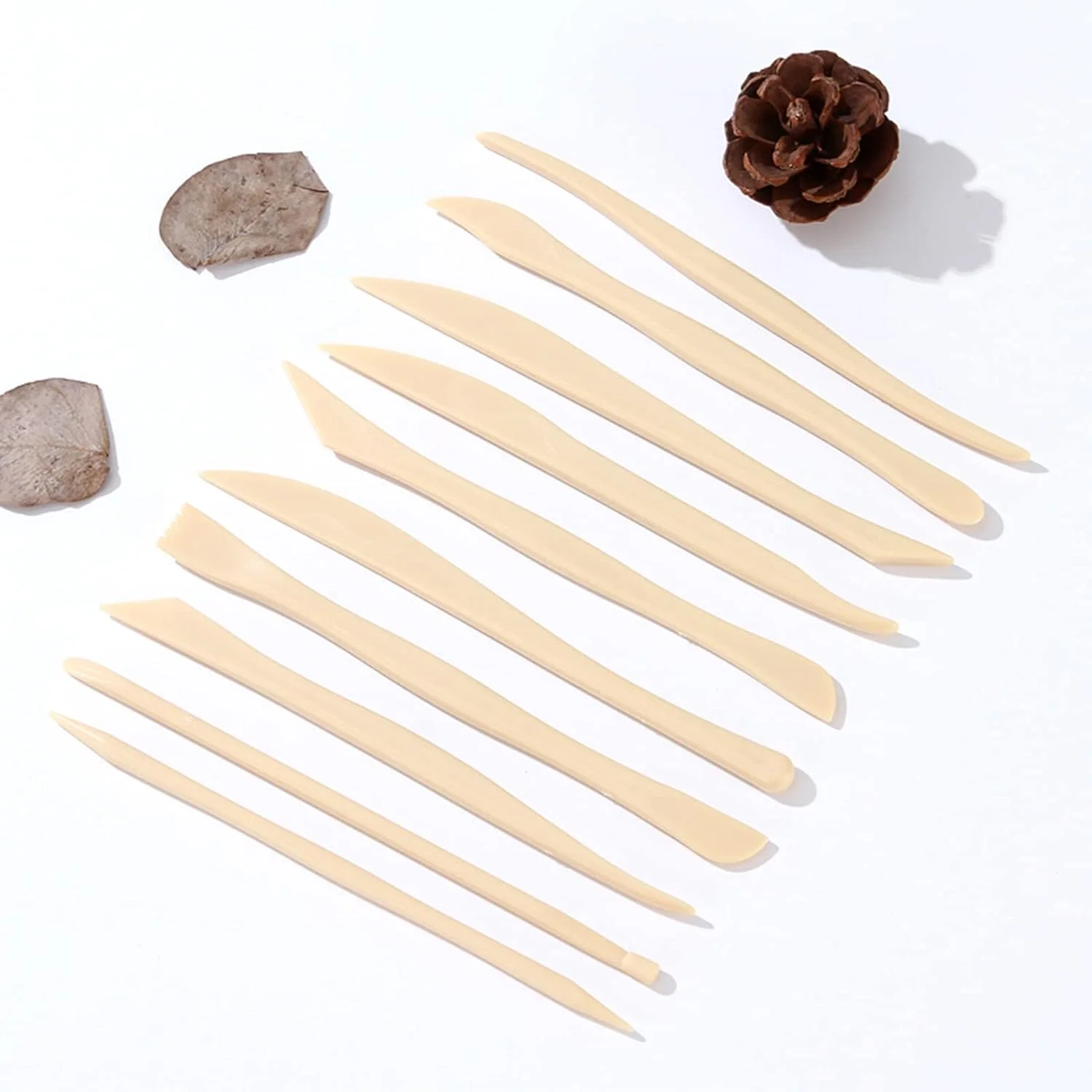 مجموعه ابزار مجسمه سازی رسی YueStar شامل 10 قطعه، ابزار سفالگری پلاستیکی، ابزار حکاکی رس سرامیکی، هدیه ای برای دانشجویان، مبتدیان، متخصصان، لوازم هنری DIY