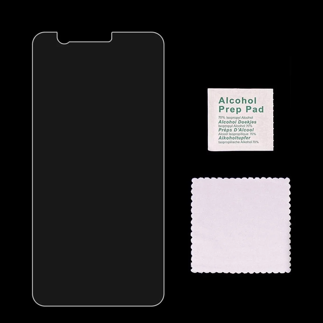 محافظ صفحه نمایش شیشه ای حرارت دیده برای گوشی های هوآوی Honor 8، ضخامت 0.26 میلی متر، سختی سطح 9H، ضد انفجار با لبه های خمیده 2.5D (رنگ: Color1)