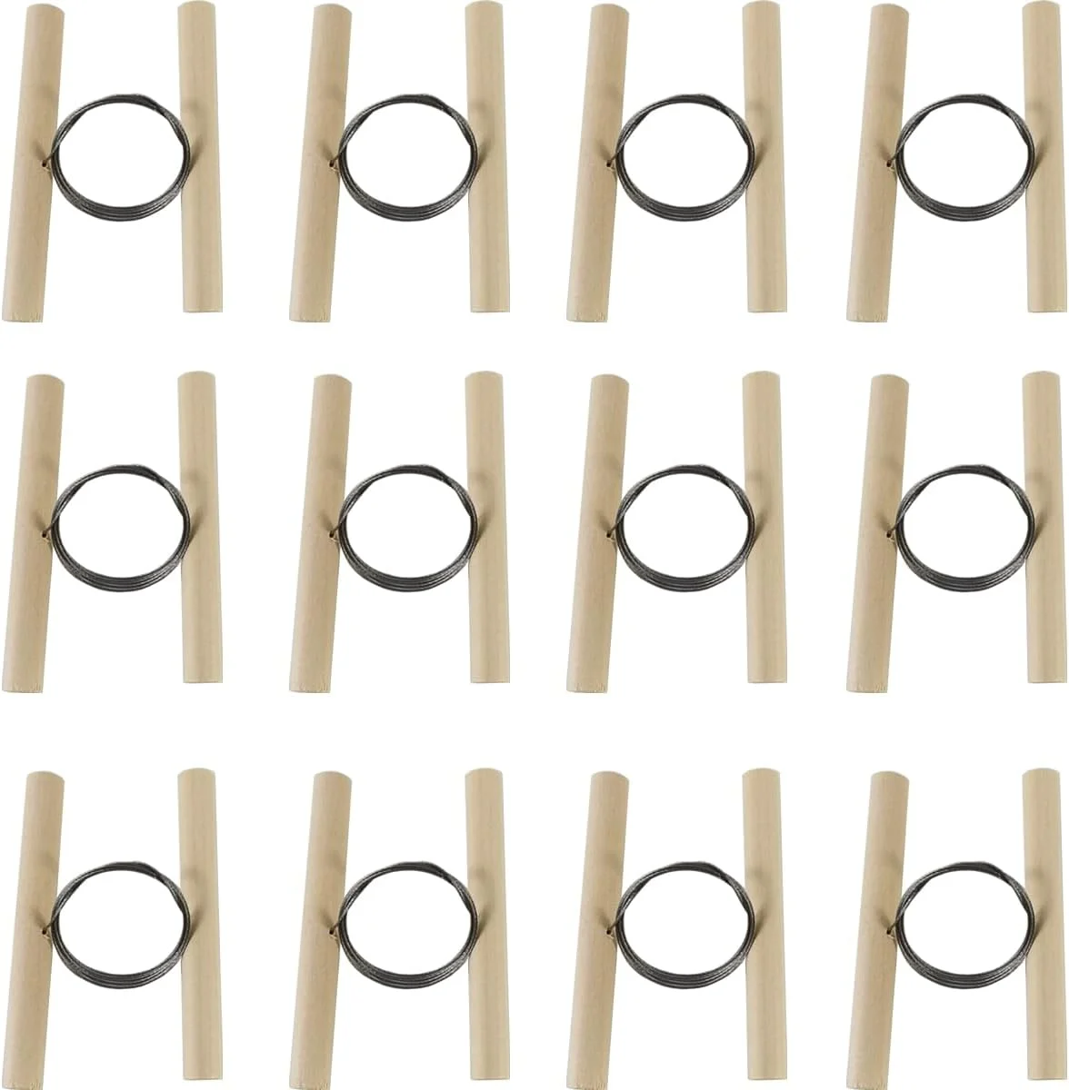 تیهود 12 عدد سیم برش خاک رس با دسته چوبی، ابزار برش سیم فولادی برای پنیر، خمیر مجسمه سازی، خاک رس، هنر سرامیک، برش مجسمه سازی، لوازم ابزار سفالگری