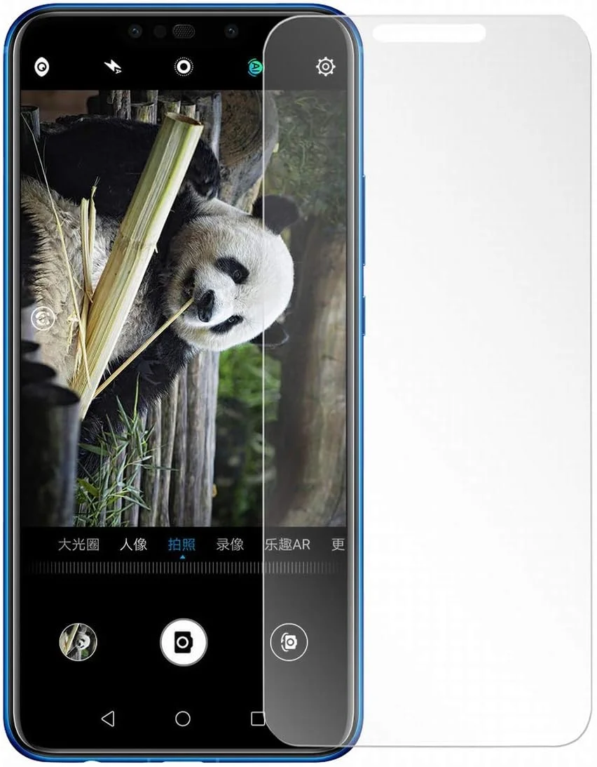 محافظ صفحه نمایش Yiizy برای Huawei P Smart+ (nova 3i) شیشه حرارت دیده با سختی 9H، وضوح بالا، شیشه فوق العاده نازک و مقاوم در برابر خش با لبه های گرد 2.5 بعدی