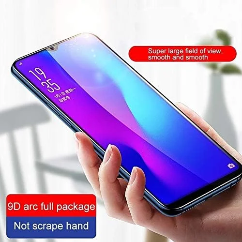 محافظ صفحه نمایش GHZHEGIZHUND، فیلم شیشه ای حرارت دیده با چسب کامل 9D برای تلفن های همراه Huawei Mate 20 Lite، لوازم جانبی تلفن همراه