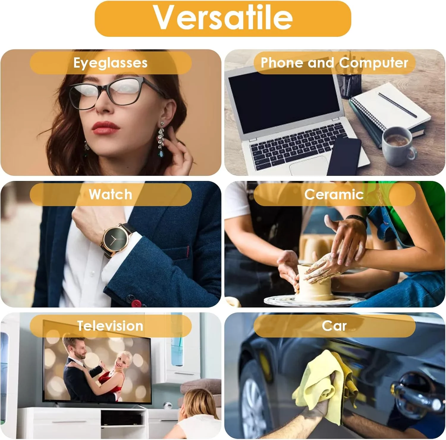 آبیلو، بسته 20 عددی ابزار سفالگری چرمی، پارچه چرمی از پیش برش خورده، ابزار سفالگری رسی، کیت ابزار اصلاح گل، لوازم صنایع دستی سفال سرامیکی، چرم نرم برای صاف کردن لبه های سفال (8 x 10 سانتی متر)