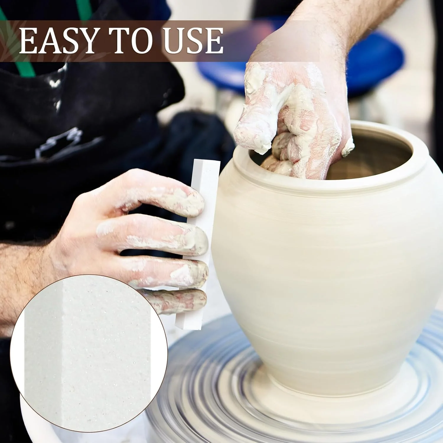 لندیکال 4 عددی سنگ سنباده ابزار کوره سفالگری برای صاف کردن و شکل دادن سطوح سخت، ابزار مجسمه سازی سرامیک هنری، 8 سانتی متر (COO-Landical-0083) لندیکال 4 عددی سنگ سنباده ابزار کوره سفالگری برای صاف کردن و شکل دادن سطوح سخت، ابزار مجسمه سازی سرامیک هنری، 8 سانتی متر (COO-Landical-0083)