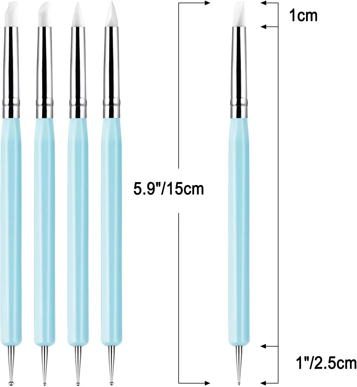 مجموعه ابزار سفال آویپای 10 عددی، 5 عدد ابزار دو طرفه در مجموع 10 ابزار مختلف سیلیکونی DIY و 5 ابزار شکل دهی و مدل سازی رنگ خاک رس مجموعه ابزار سفال آویپای 10 عددی، 5 عدد ابزار دو طرفه در مجموع 10 ابزار مختلف سیلیکونی DIY و 5 ابزار شکل دهی و مدل سازی رنگ خاک رس