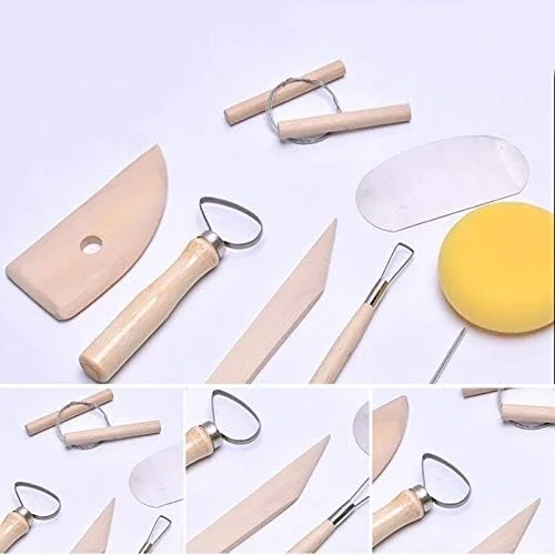 Raitron DIY Accessories Tool Kit 8pcs Clay Sculpting Kit Sculpt Smoothing Wax Carving Pottery Ceramic Tools Polymer Shapers Modeling Carved Tool for Men, DIY Handyman, Father/Dad, Husband Tools Raitron DIY Accessories Tool Kit 8pcs Clay Sculpting Kit Sculpt Smoothing Wax Carving Pottery Ceramic Tools Polymer Shapers Modeling Carved Tool for Men, DIY Handyman, Father/Dad, Husband Tools