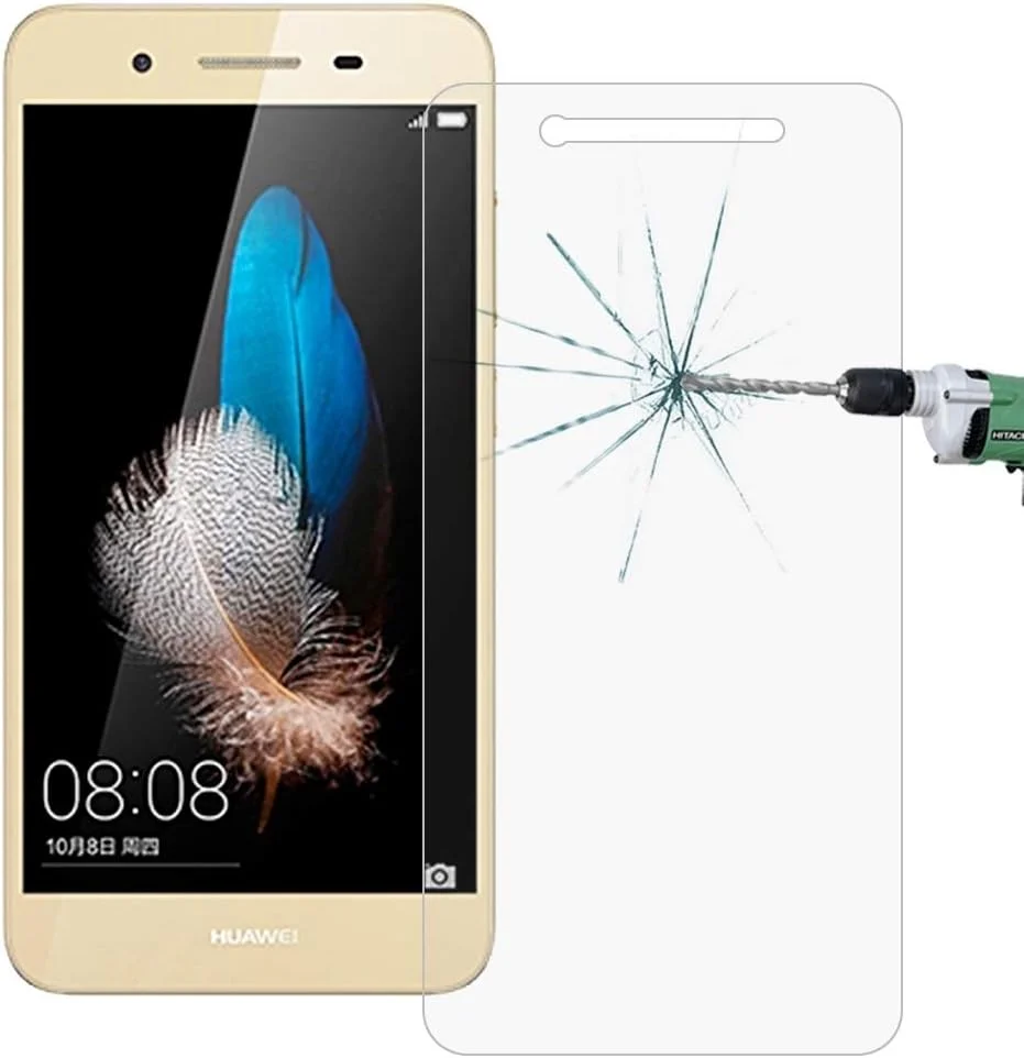 محافظ صفحه نمایش شیشه ای 50 عددی برای گوشی هواوی Enjoy 5S، ضخامت 0.26 میلی متر، سختی سطح 9H، شیشه حرارت دیده 2.5D ضد انفجار، بدون بسته بندی خرده فروشی