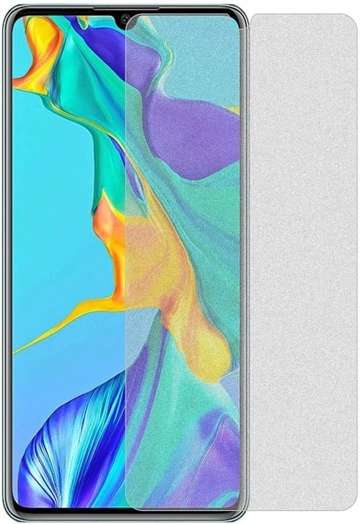 محافظ صفحه نمایش 10 عددی مات غیر کامل شیشه ای حرارت دیده مناسب برای لوازم جانبی گوشی های موبایل هوآوی P30