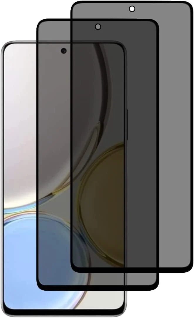 محافظ صفحه نمایش حریم خصوصی Huawei Nova 10 SE (2 عدد) - محافظ صفحه نمایش تمام صفحه، فیلم شیشه ای حرارت دیده سه بعدی، محافظ ضد خش با سختی 9H، شیشه حرارت دیده حریم خصوصی