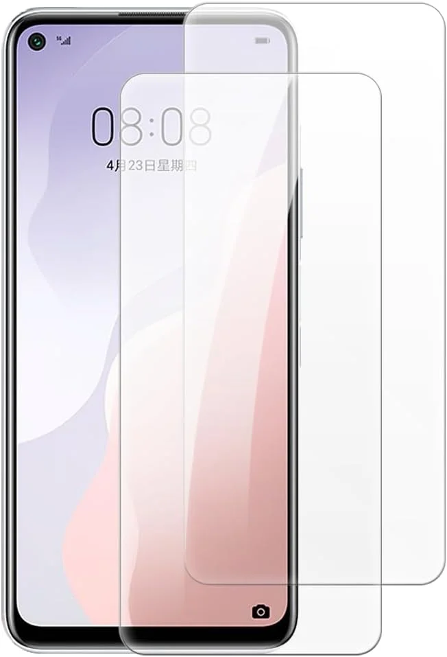 محافظ صفحه نمایش شیشه ای حرارت دیده شانتایم [2 عدد] سازگار با هوآوی نوا 7 اس ای 5G Youth (6.5 اینچ)، شفاف HD ضد خش بدون حباب، سازگار با قاب