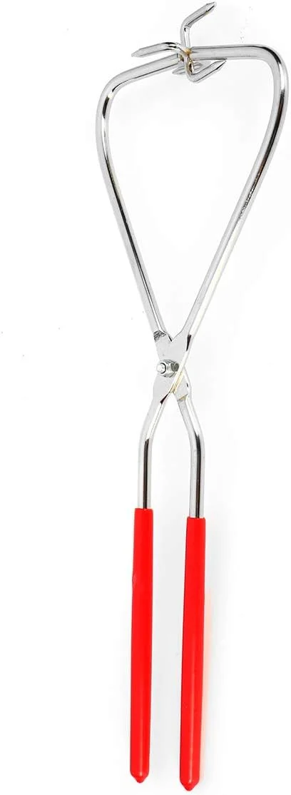 انبرهای غوطه وری استیل ضد زنگ IDEQUY ابزار سفالگری انبرهای لعاب کاری برای استودیوهای سرامیست